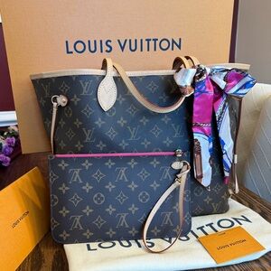 Louis Vuitton Neverfull MM Monogram Pivoine M41178